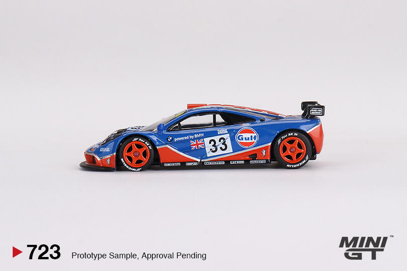 Mini GT - McLaren F1 GTR #33 1996 Le Mans 24Hr