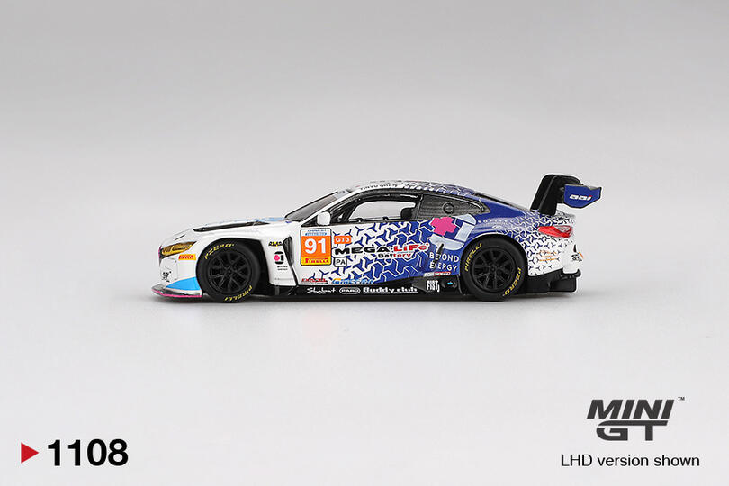 Mini GT 1108 - BMW M4 GT3 #91 FIST Team AAI 2025 China GT Box Mini GT 1108 - BMW M4 GT3 #91 FIST Team AAI 2025 China GT Box