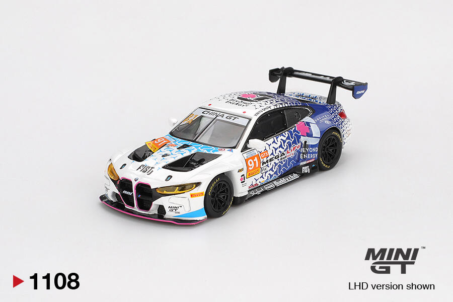 Mini GT 1108 - BMW M4 GT3 #91 FIST Team AAI 2025 China GT Box Mini GT 1108 - BMW M4 GT3 #91 FIST Team AAI 2025 China GT Box